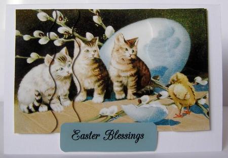 Kittens Watching the Chick Hatch by Margaret McCartney
