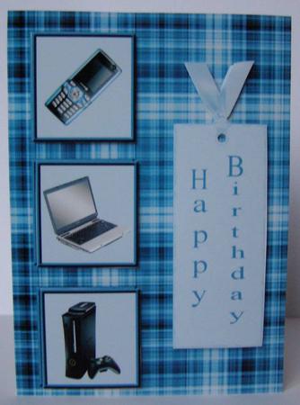Technology Decoupage Quick Card Front by Margaret McCartney