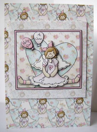 Find a Cure Cancer Angel Step by Step Topper by Margaret McCartney