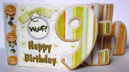 Love Me Love My Dog Number Book for a 9th Birthday by Margaret McCartney