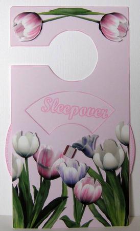 Tiptoe Through the Tulips Spinnin' Door Hanger by Margaret McCartney
