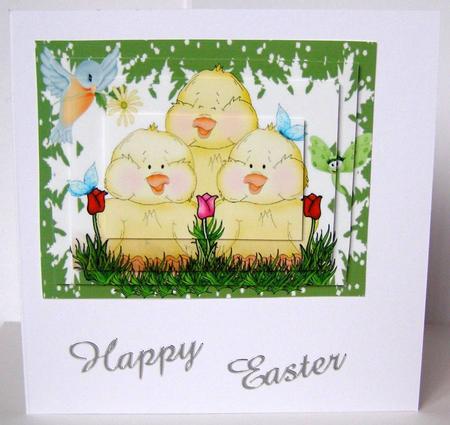 Cute Little Chicks Pyramids by Margaret McCartney