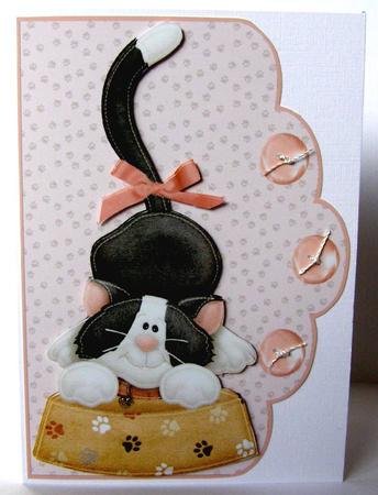 Pretty Pussycat Large Topper by Margaret McCartney