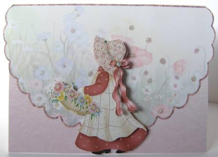 Flower Girl Walking in the Meadows by Margaret McCartney