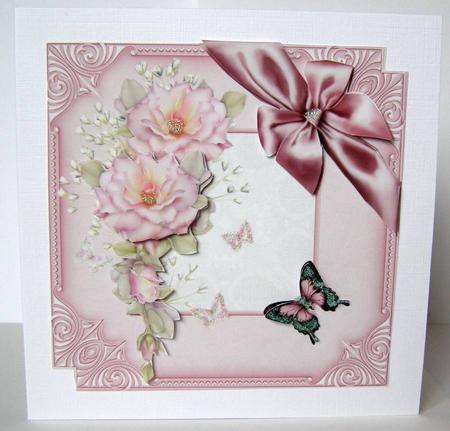 Roses Lace and Butterflies by Margaret McCartney