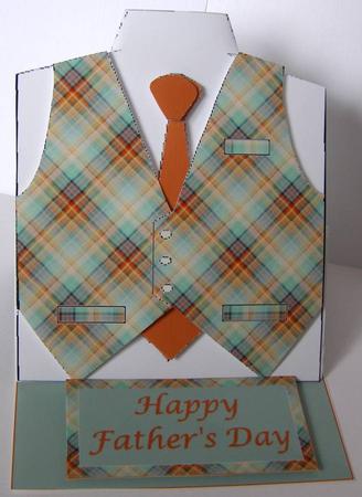 Tartan Tones Shirt Easel by Margaret McCartney