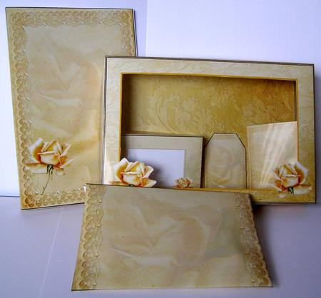 Lemon Rose Stationery Set by Margaret McCartney