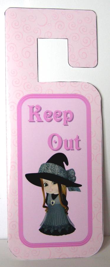Door Hanger Girl 1 by Margaret McCartney