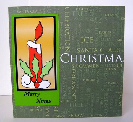 Stained Glass Candle by Margaret McCartney