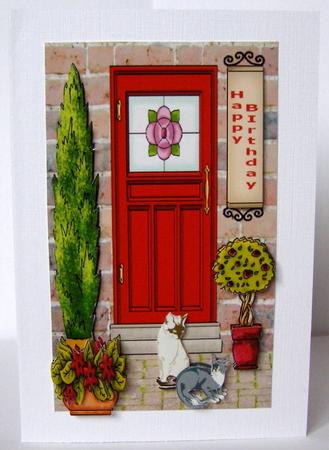 New Home with Cats by Margaret McCartney