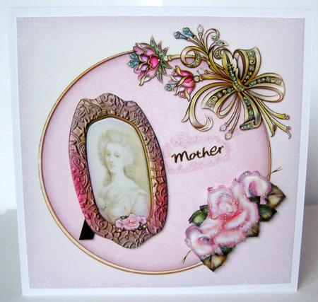 Vintage Lady Framed by Margaret McCartney
