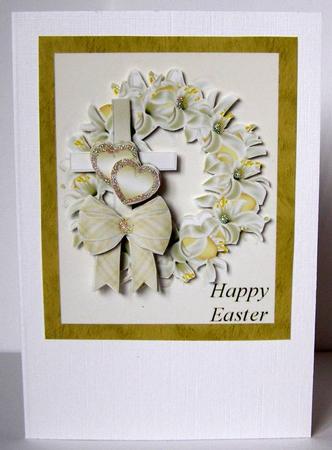 Happy Easter Wreath Step by Step by Margaret McCartney
