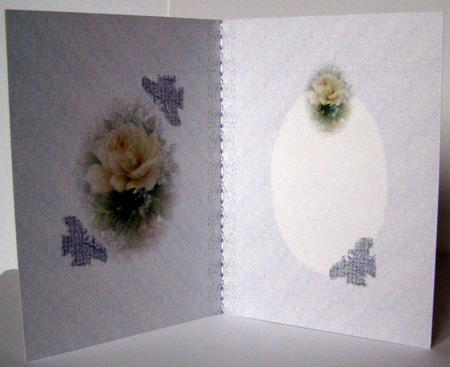 Roses and Butterflies Insert by Margaret McCartney