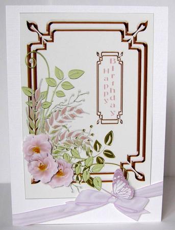 Floral Bouquet on a Frame Step by Step by Margaret McCartney