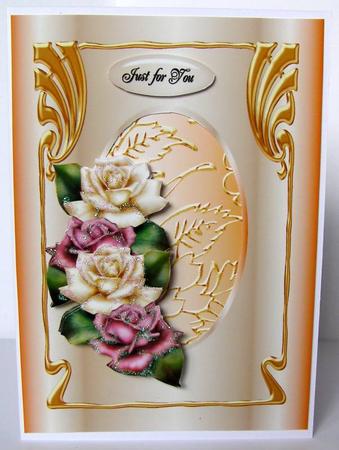 Rose Sympathy Card by Margaret McCartney