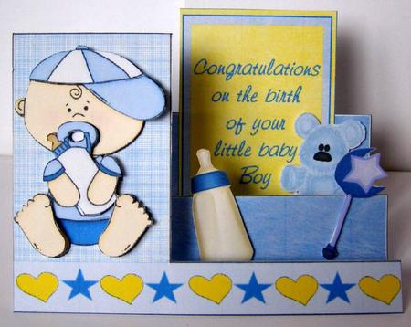 Baby Boy Side Stepper Sheet by Margaret McCartney