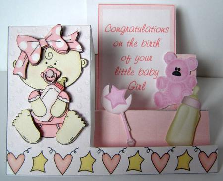 Baby Girl Side Stepper Sheet by Margaret McCartney