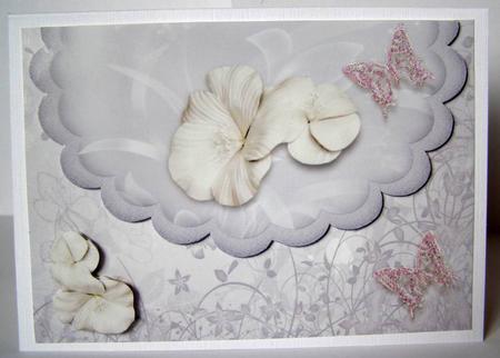 Floral Envelope Card by Margaret McCartney