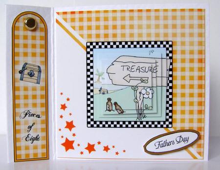 Treasure Island Quick Card with Pyramage by Margaret McCartney