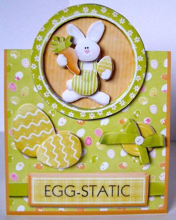 Egg-static No Hole Over the Edge Card by Margaret McCartney