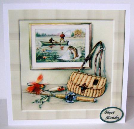 8x8 Fishing by Margaret McCartney