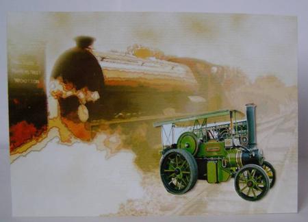 Railway Trip Backing Paper by Margaret McCartney