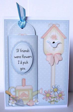 Spring Garden - Bookmark Pocket Card by Margaret McCartney