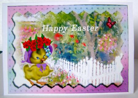 My Easter Bonnet A4 by Margaret McCartney