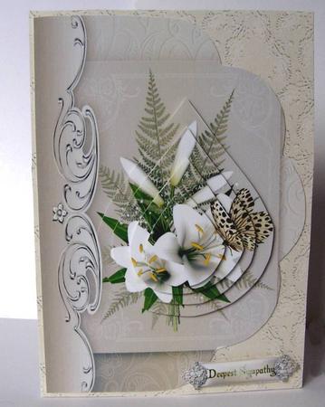 Lace Paper Background by Margaret McCartney