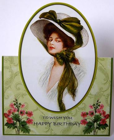Lady of Elegance -no-hole Over the Edge by Margaret McCartney