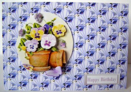 Pansies and Flower Pots by Margaret McCartney