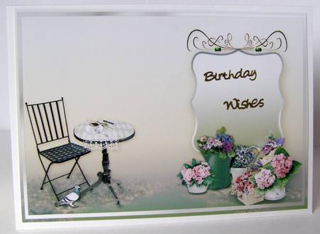 Coffee Break Summer Gardening A5 Portrait Insert by Margaret McCartney