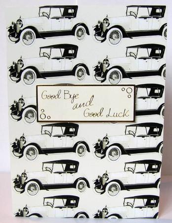 Vintage Car Background by Margaret McCartney