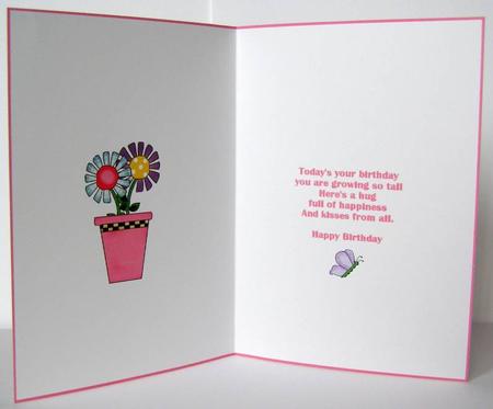 Pretty Flowers Insert by Margaret McCartney