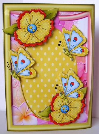 Butterfly Heaven Inside Our Card by Margaret McCartney