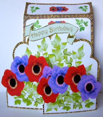 Anenomes & Ivy Stand Alone Kit by Margaret McCartney