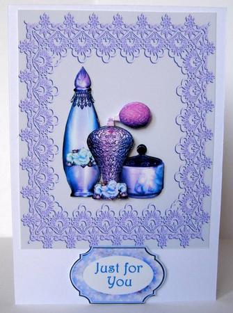 Perfume and Lace (purple) by Margaret McCartney