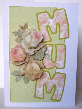 Mum Vintage Roses by Margaret McCartney