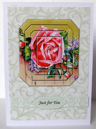 Faux Pyramid Rose by Margaret McCartney