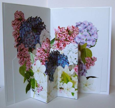 Popout Kit - Garden Bouquet Hydrangea Lilac Apple Blossom by Margaret McCartney