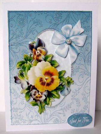 Pansy to Decoupage by Margaret McCartney
