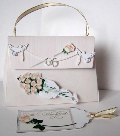 Rose Wedding - Handbag Box by Margaret McCartney