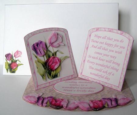 Tulip Twisted Easel by Margaret McCartney