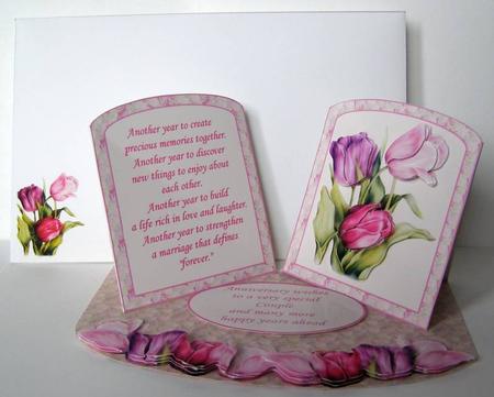 Tulips Anniversary Easel Kit by Margaret McCartney