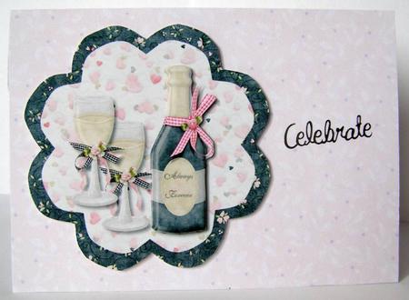 2 Always & Forever Wedding Toppers Rings / Champagne by Margaret McCartney
