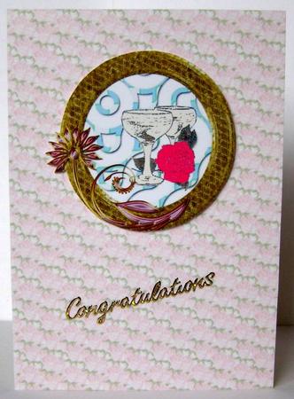 Pink Multi Rosebuds Backing Paper by Margaret McCartney