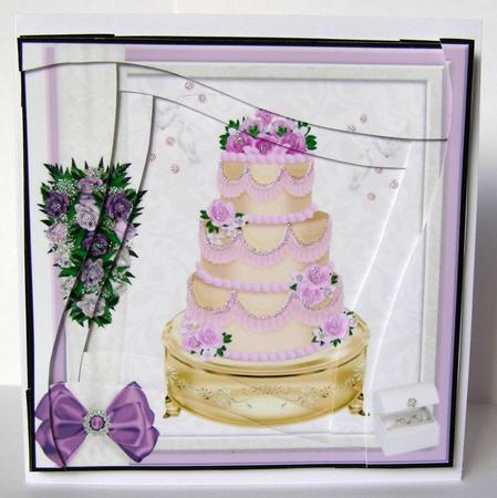 A Beautiful Wedding Cake & Bouquet by Margaret McCartney