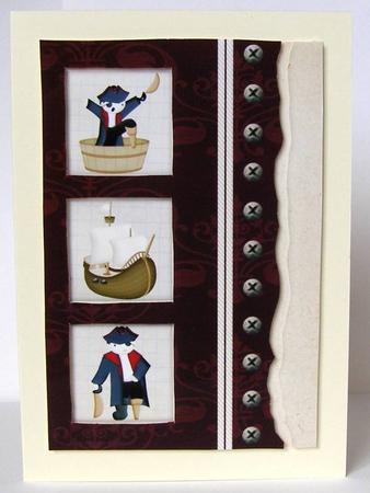 A Pirates Life 1 - Window Box Card Front by Margaret McCartney