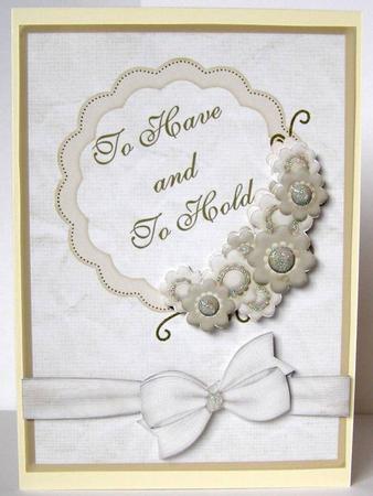 Contemporary Wedding Card by Margaret McCartney