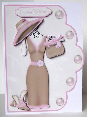 A Touch of Class Scallop Edge Card Front with Step by Step by Margaret McCartney